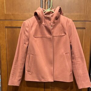 J. Crew Women's Dusty Rose Pea Coat